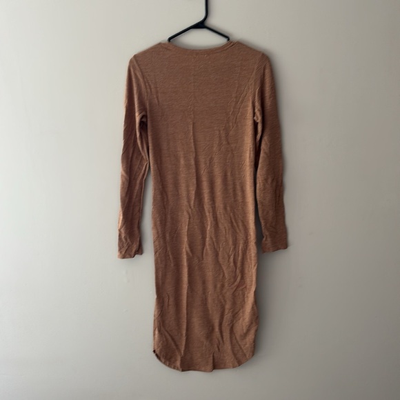 H&M Basics BodyCon Rust Brown Dress - Picture 8 of 8
